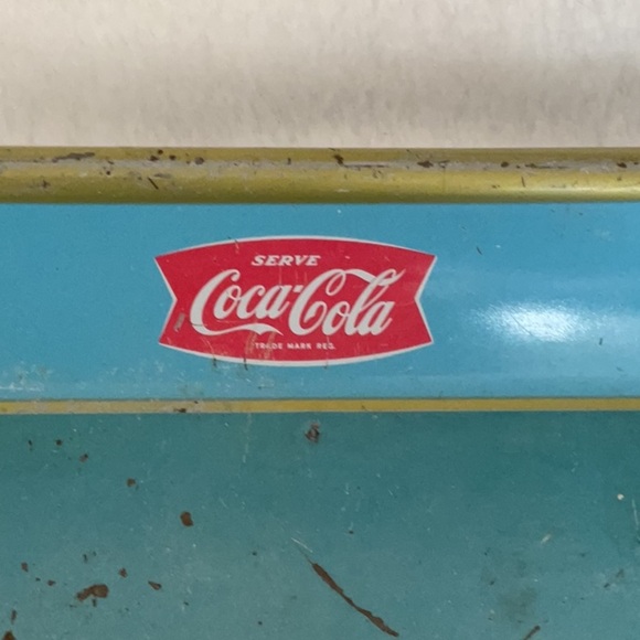 Coca-Cola Vintage Blue Serving Tray - Picture 3 of 3